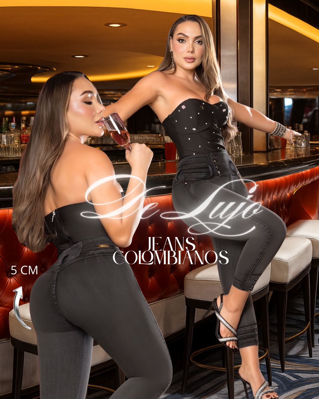 Jeans Colombianos Cropped – REF 2189
