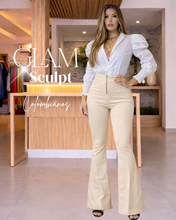 Cargar imagen en el visor de la galería, Pantalón Glam Sculpt Crema