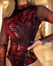 Cargar imagen en el visor de la galería, Body Reductor Powernet Estampado Tigre