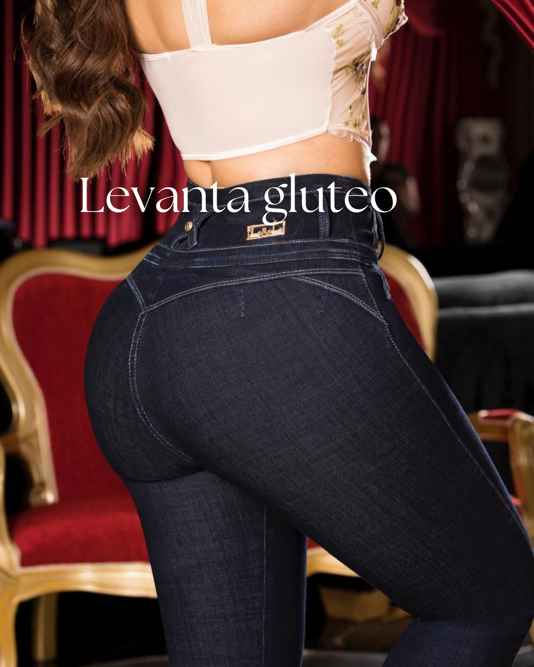 Pantalón Campana Azul Oscuro – Horma Colombiana