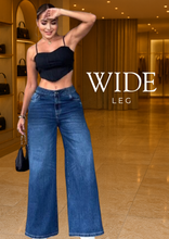 Cargar imagen en el visor de la galería, Pantalón Wide Leg obscuro
