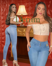Cargar imagen en el visor de la galería, Jeans Colombianos Denim de Lujo 5584
