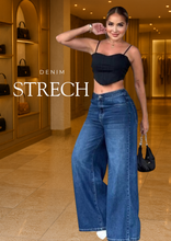 Cargar imagen en el visor de la galería, Pantalón Wide Leg obscuro
