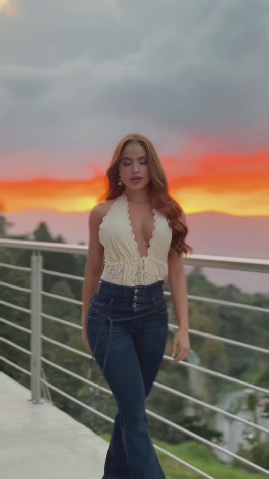 Jeans Colombianos Campana – Levanta Glúteo 5 cm