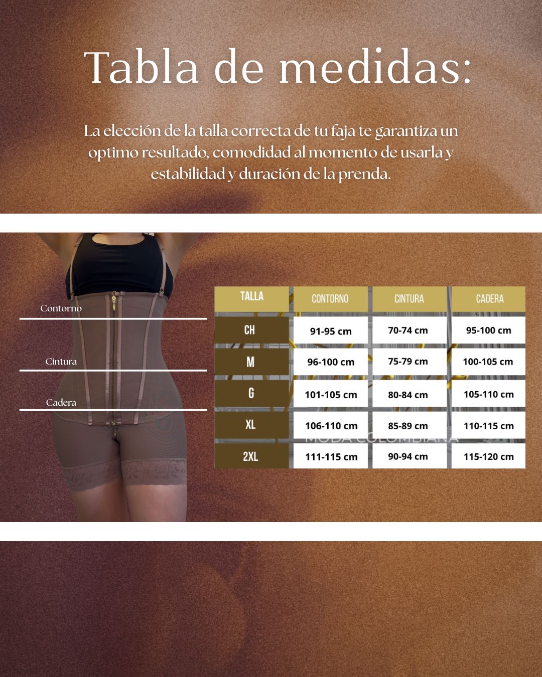 Short Talle Alto levanta Glúteo